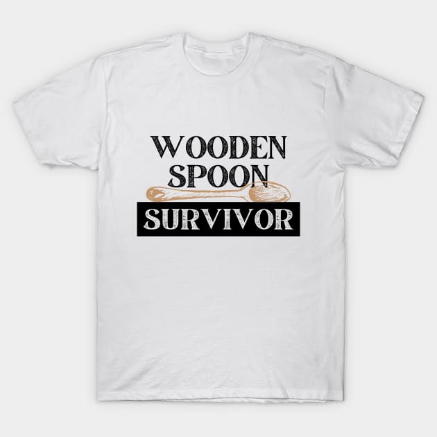 Wooden Spoon Survivor T-Shirt by LAASTORE